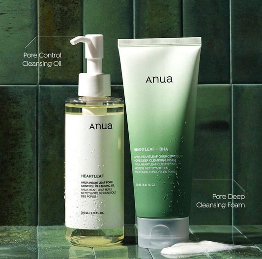 Anua Cleansing Oil & Foam Wash Duo